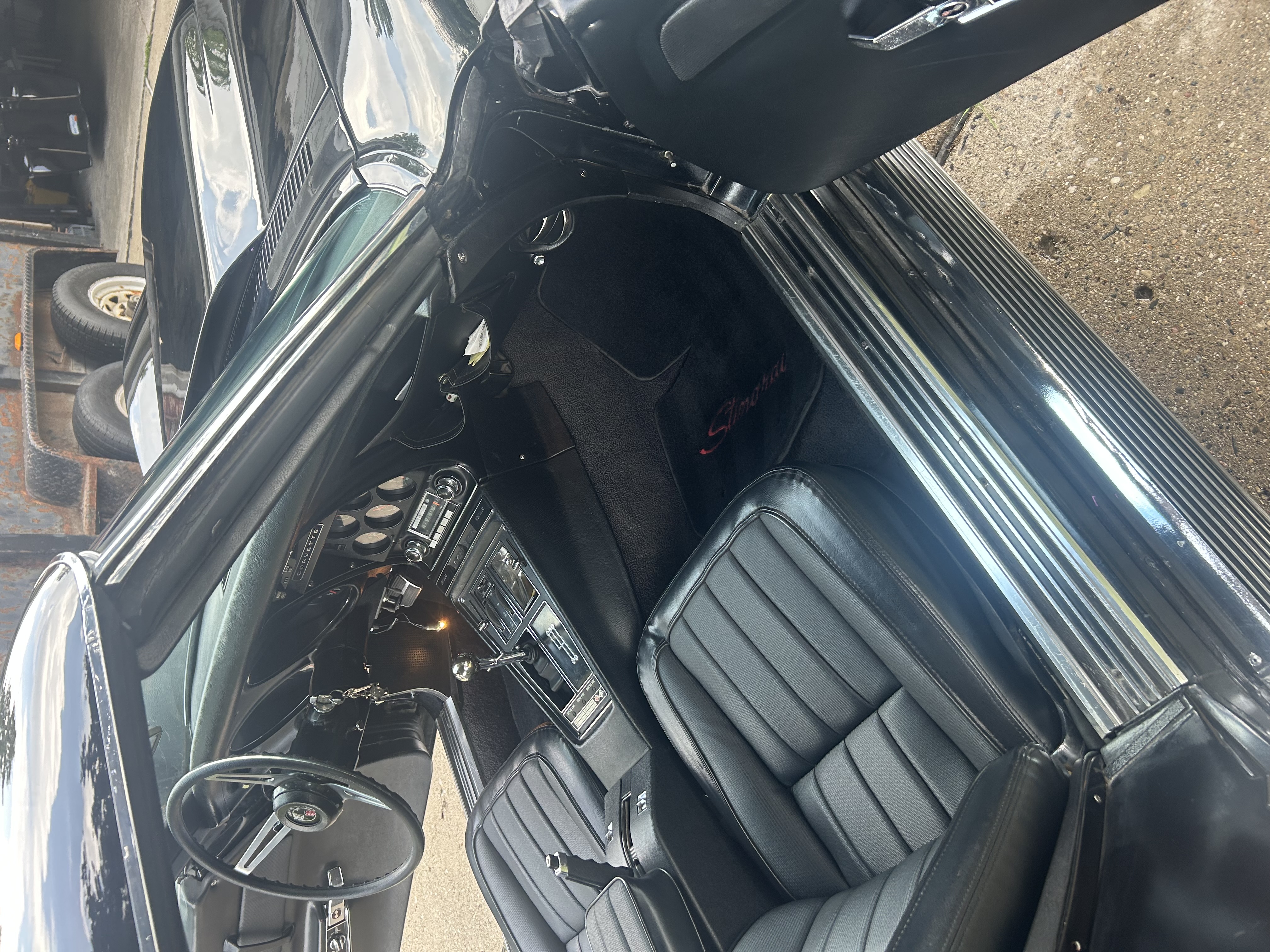 1970 Corvette C3 Stingray interior after