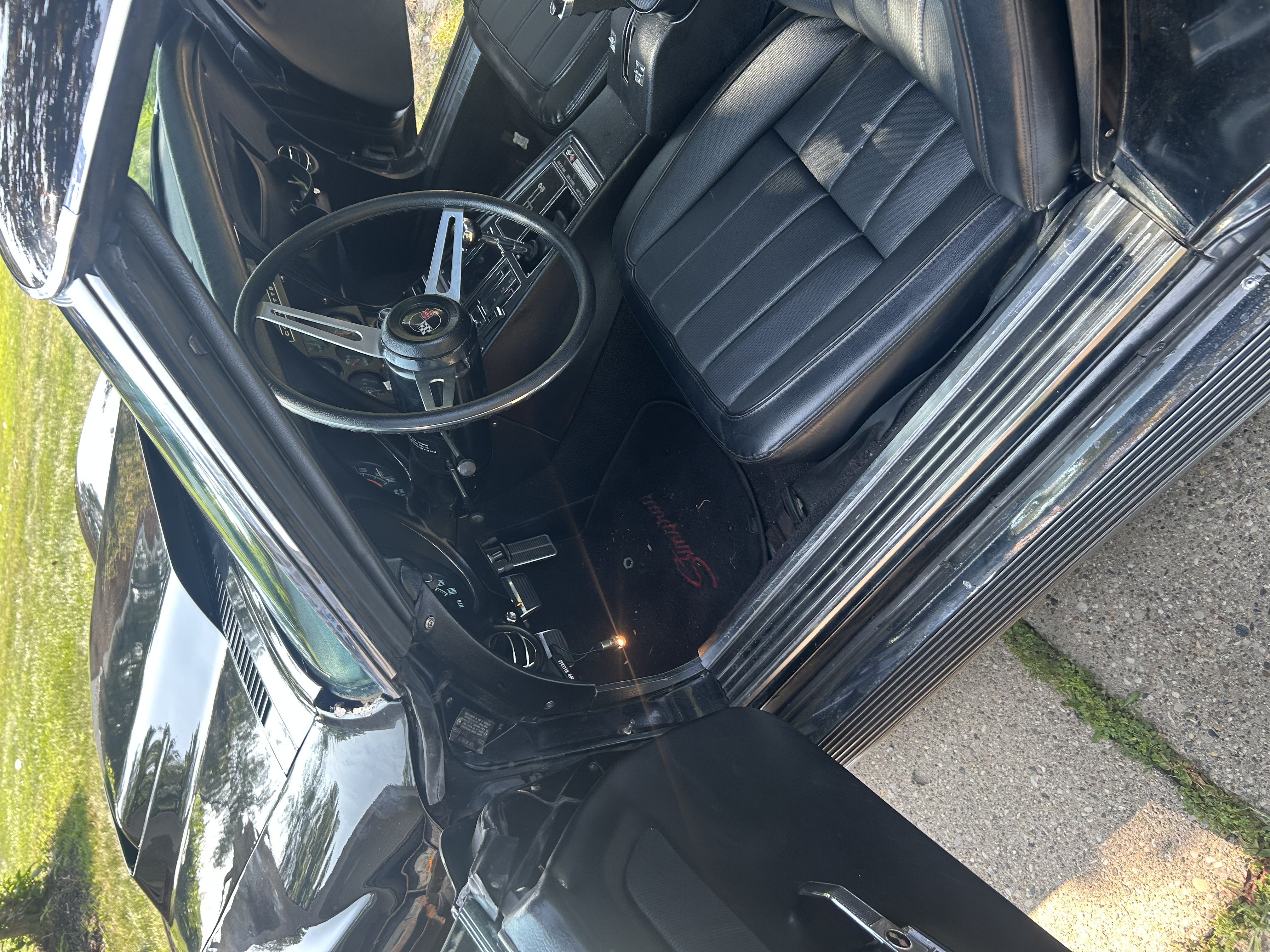 1970 Corvette C3 Stingray interior before