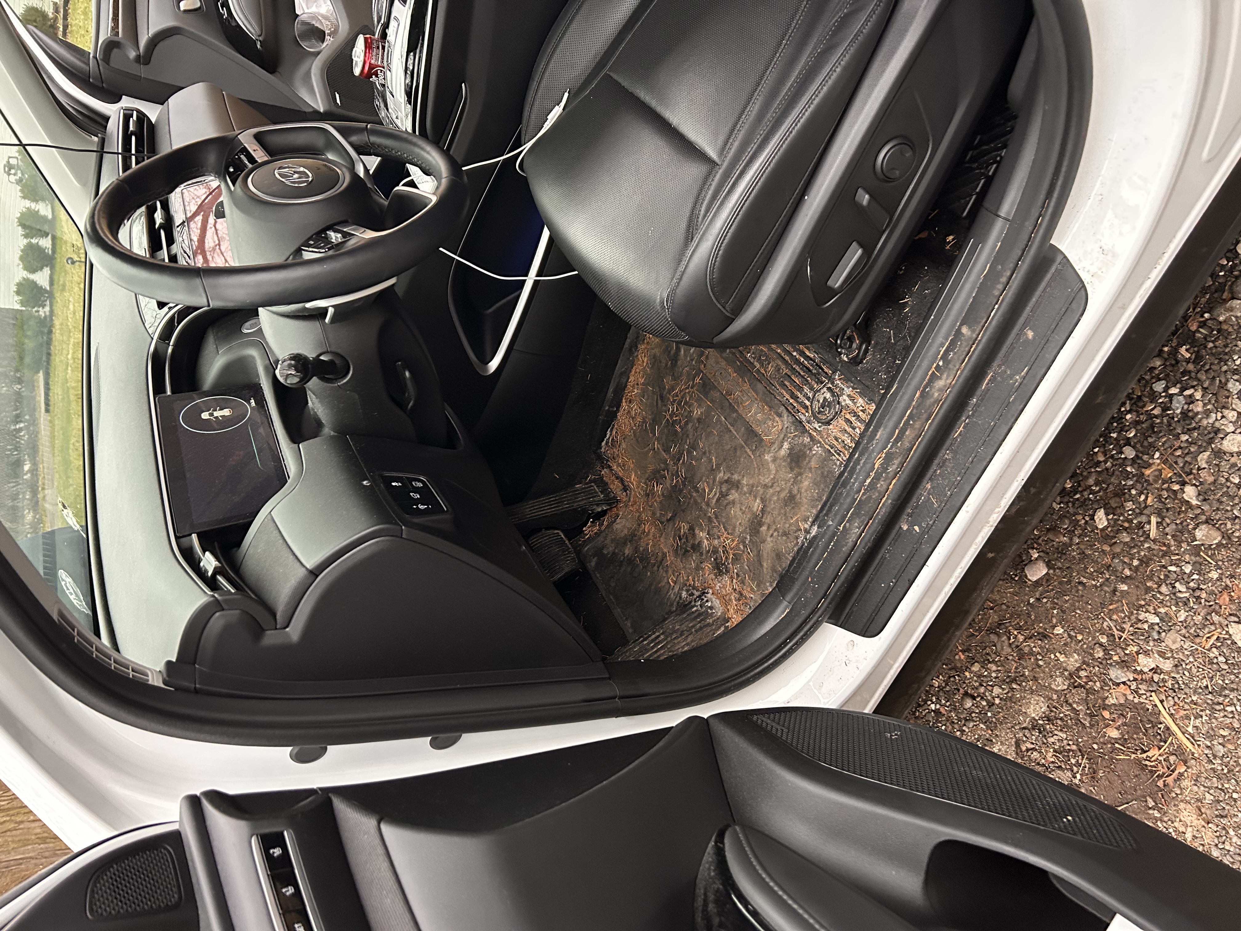 Interior before detail