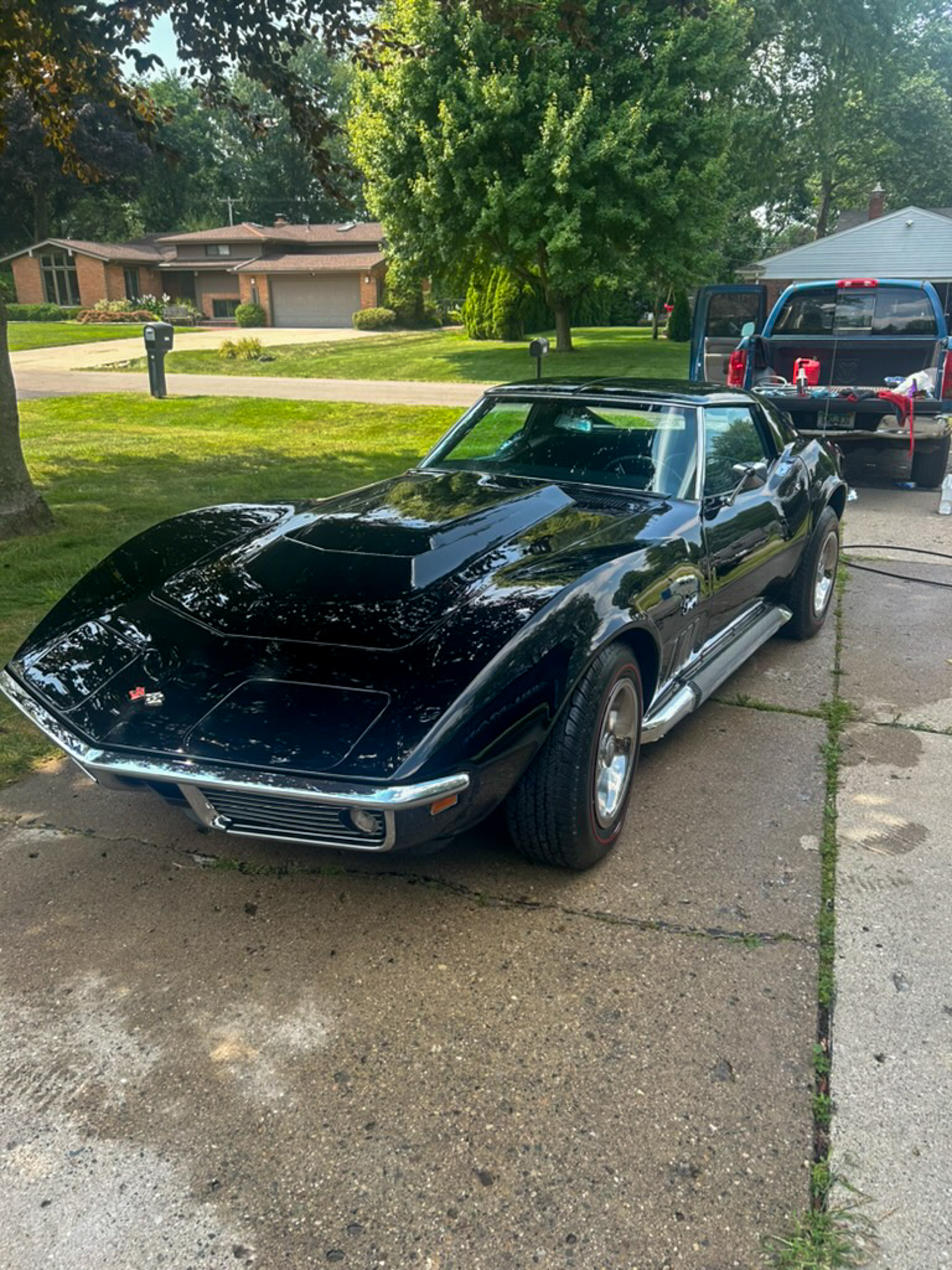 1970 Corvette Stingray after exterior detail