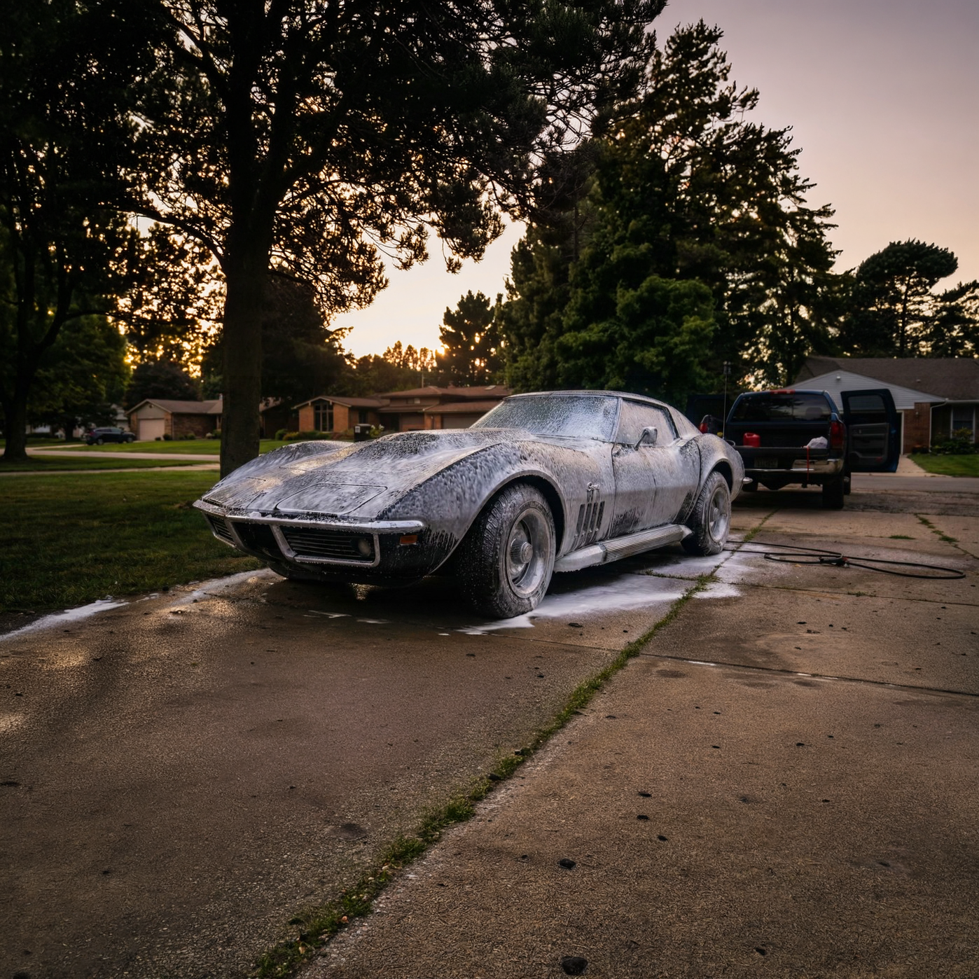 1970 Corvette C3 Stingray exterior detail — JP's Mobile Detailing
