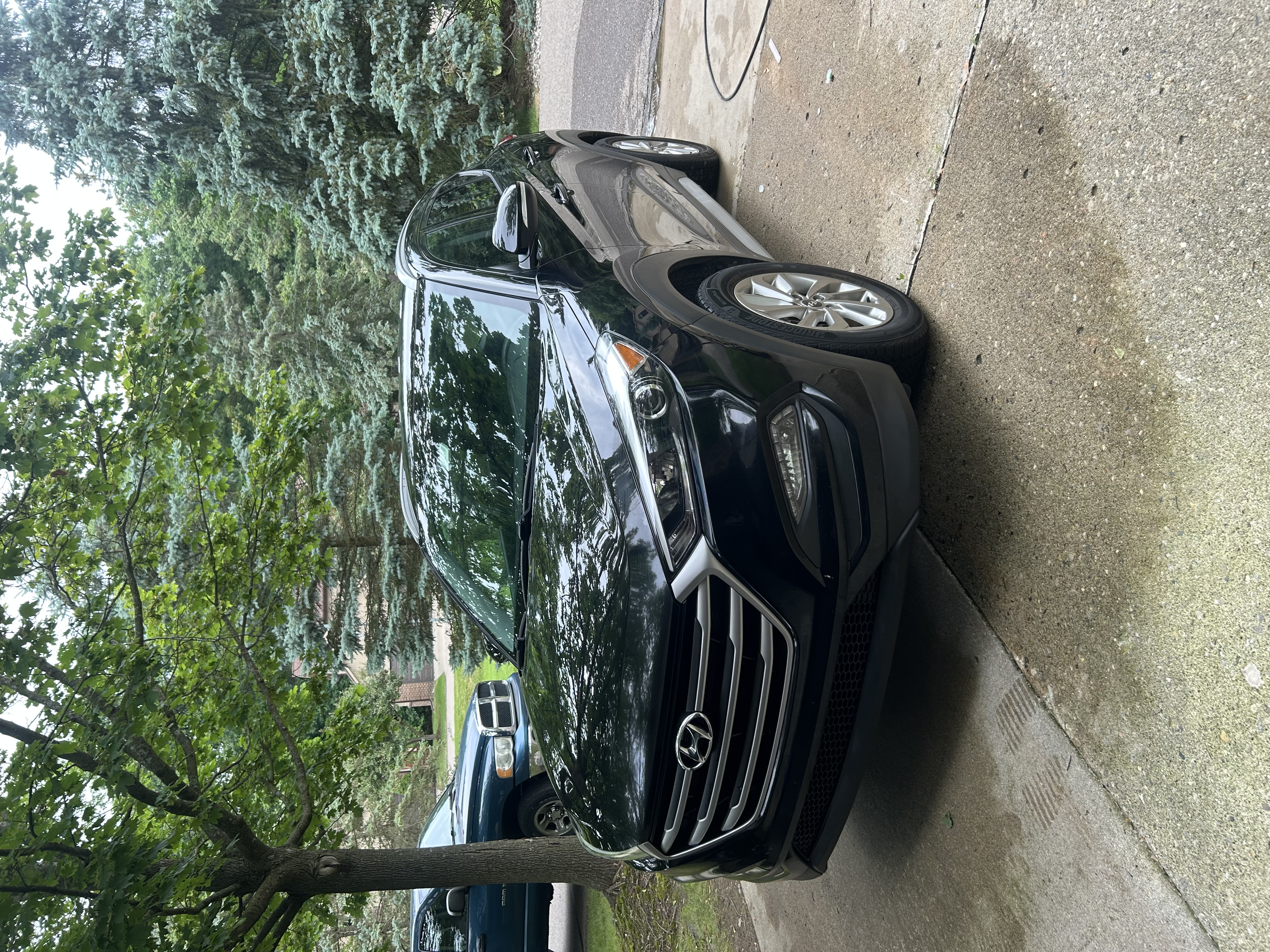 Hyundai Tucson exterior detail — Commerce Township MI