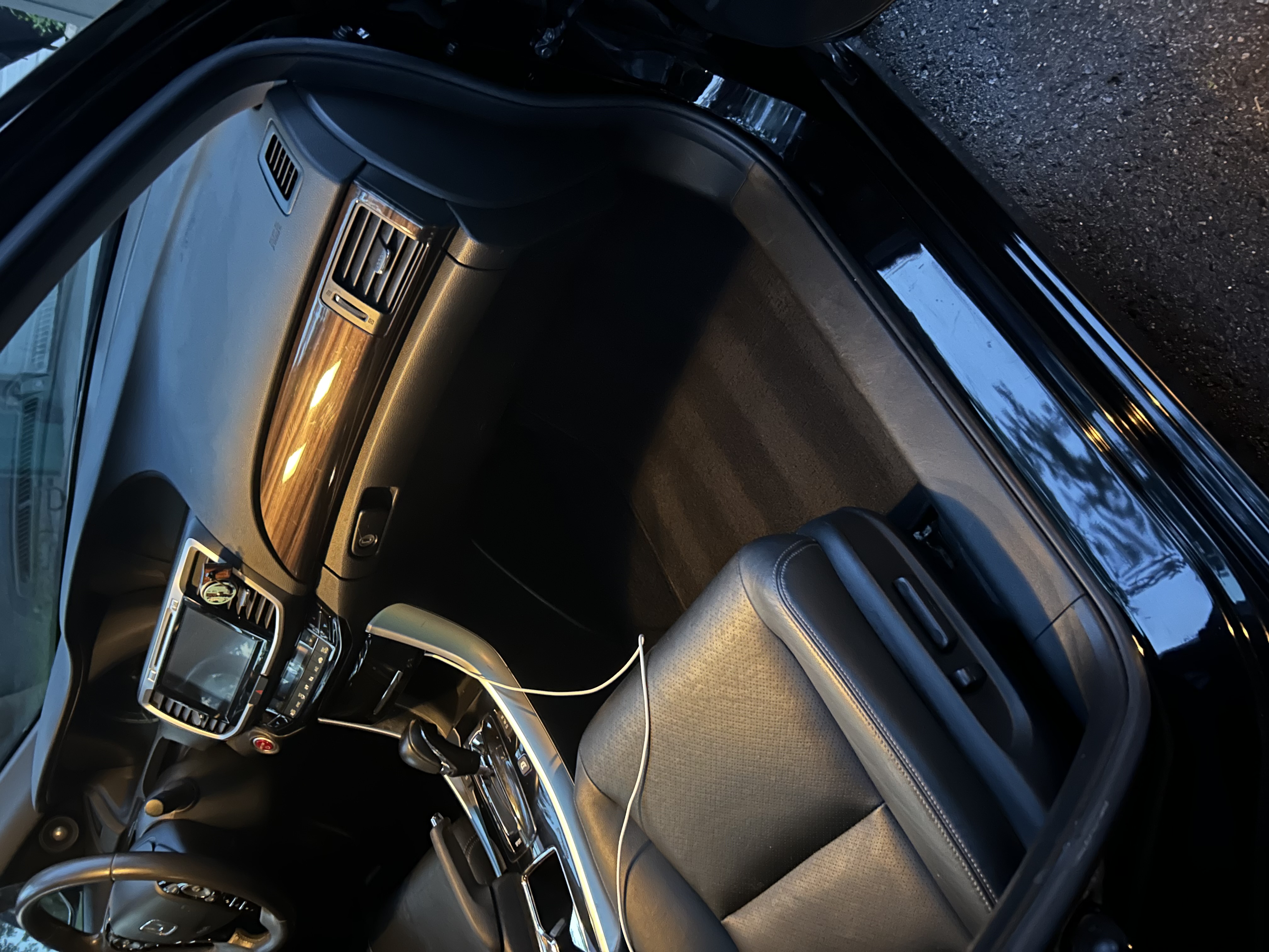 Interior cleaned and dressed — mobile detailing